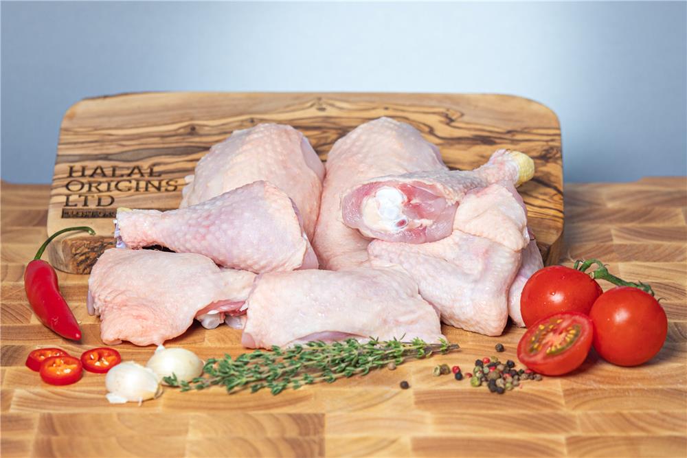 8 Pieces of Organic Chicken with Skin 1.3kg