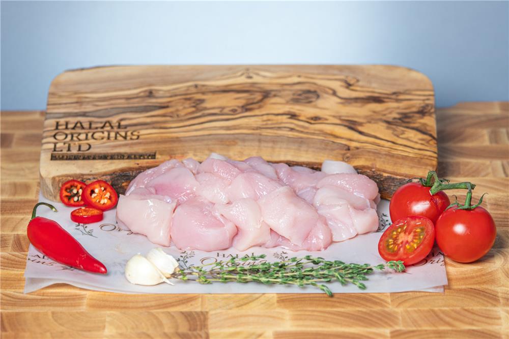 Organic Chicken Breast Cubes 400g