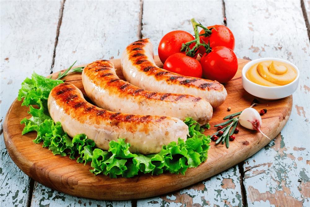 HMC Organic Garlic and Herb Chicken Sausage Gluten Free 450G