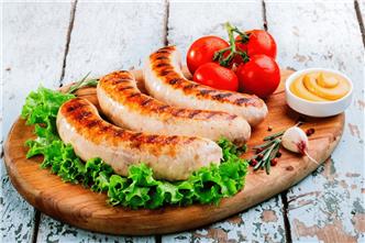 HMC Organic Garlic and Herb Chicken Sausage Gluten Free 450G