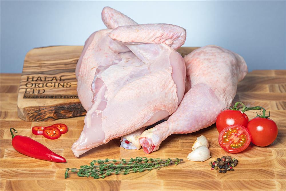 Whole Organic Chicken Quartered with Skin 1.6kg