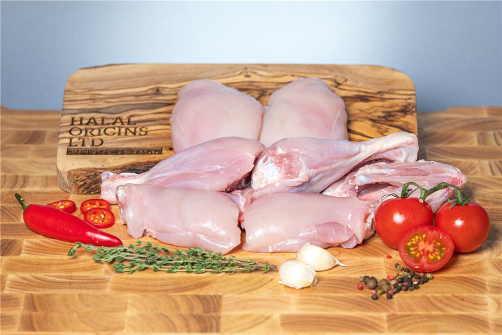 8 Pieces of Organic Chicken Skinless 1.2kg